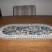 Crocheted Table Runner Lighthouse Fabric Center Table Runner Crocheted Edge