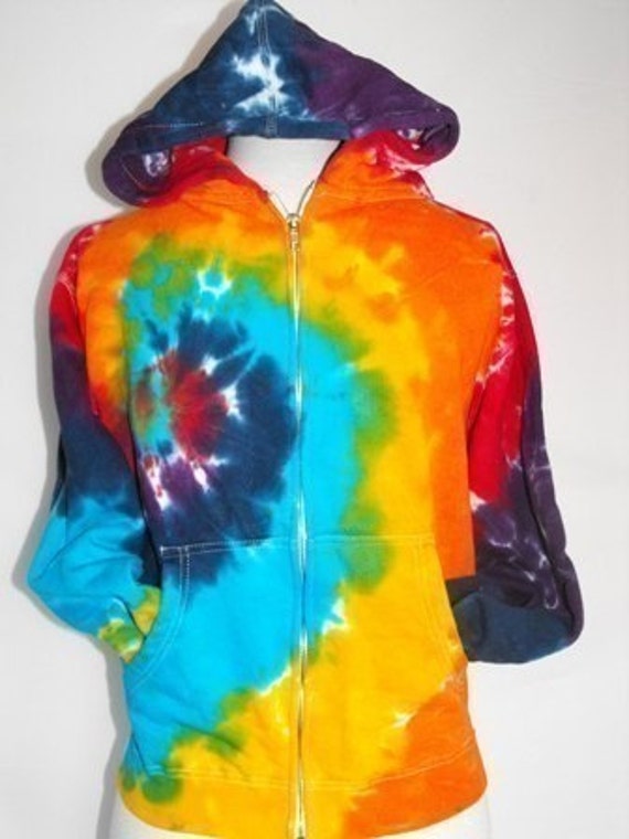 custom ink tie dye hoodie