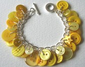 Lemon Spritzer Button Bracelet