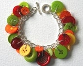 Button Bracelet Opal Fruits Bright Candy Colors