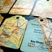 Vintage Map Gift Tags - Set of 20 - Atlas Pages
