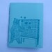 Librarian bear loves to read mini notebook