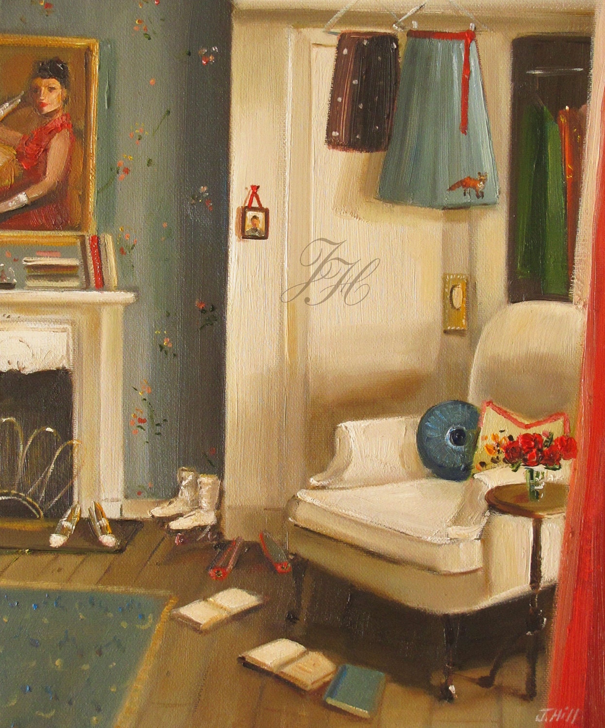 Catherine's Cluttered Room- Limited Edition Print