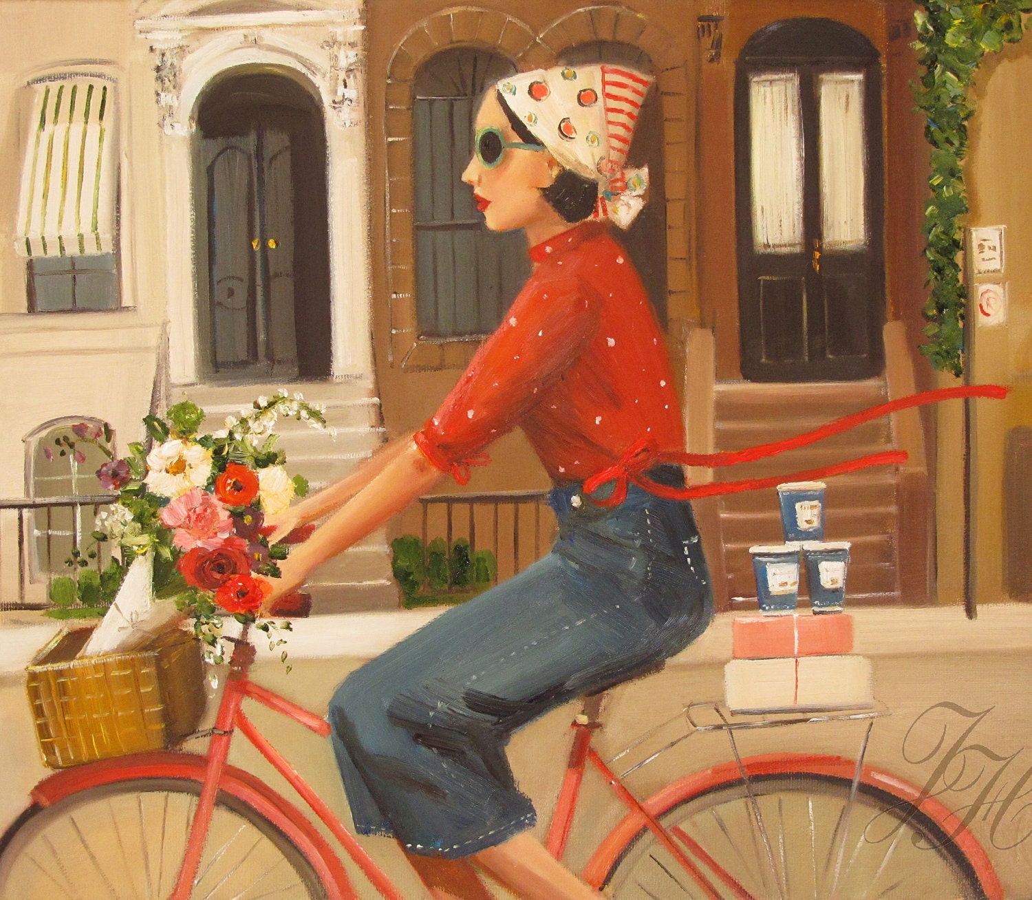 Brownstones- Open Edition Print