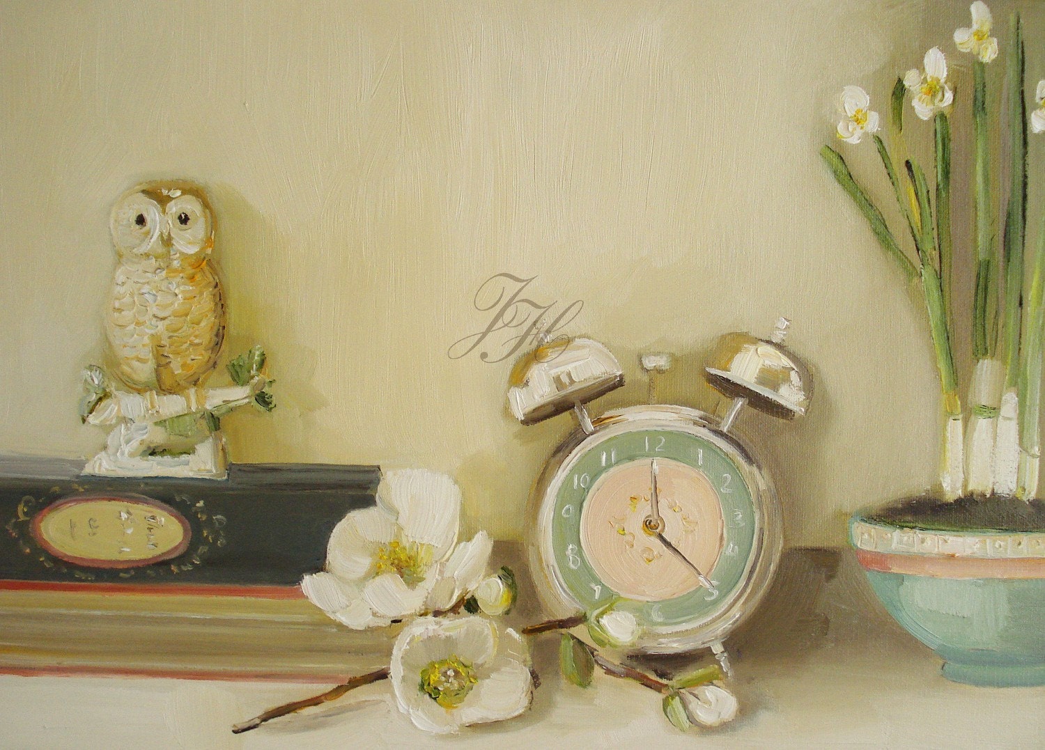 The Owl And The Clock- Limited Edition Print