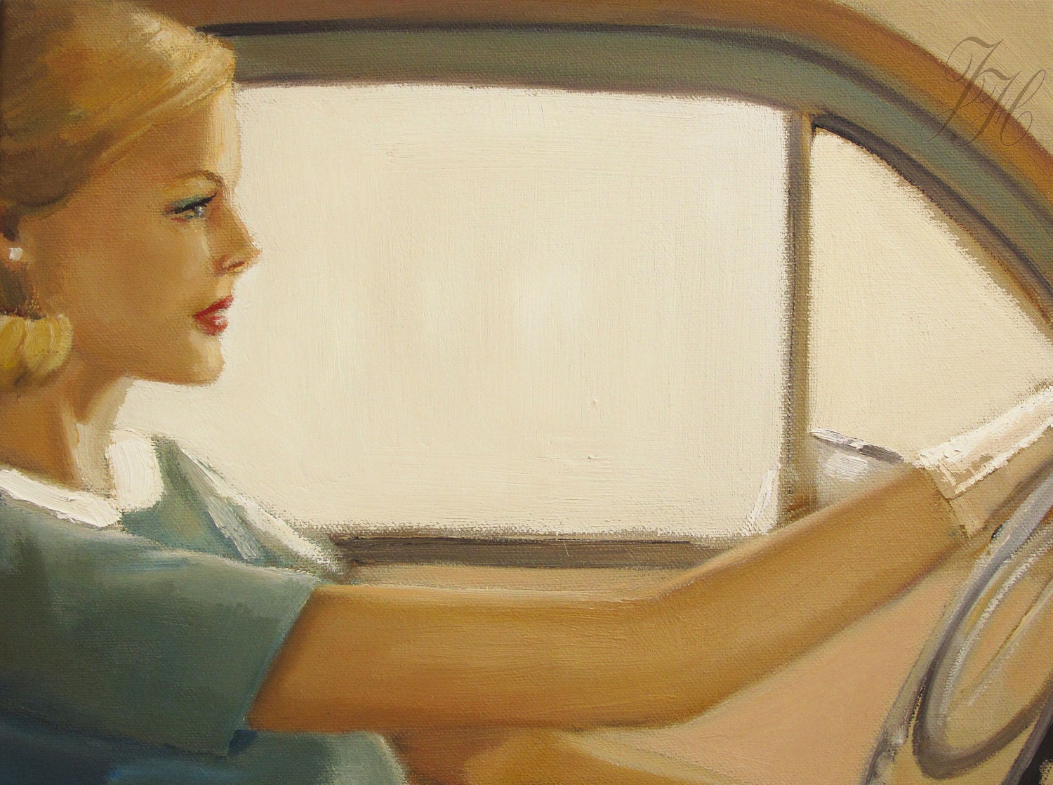 Minnie Was An Aggressive Driver- Art Print