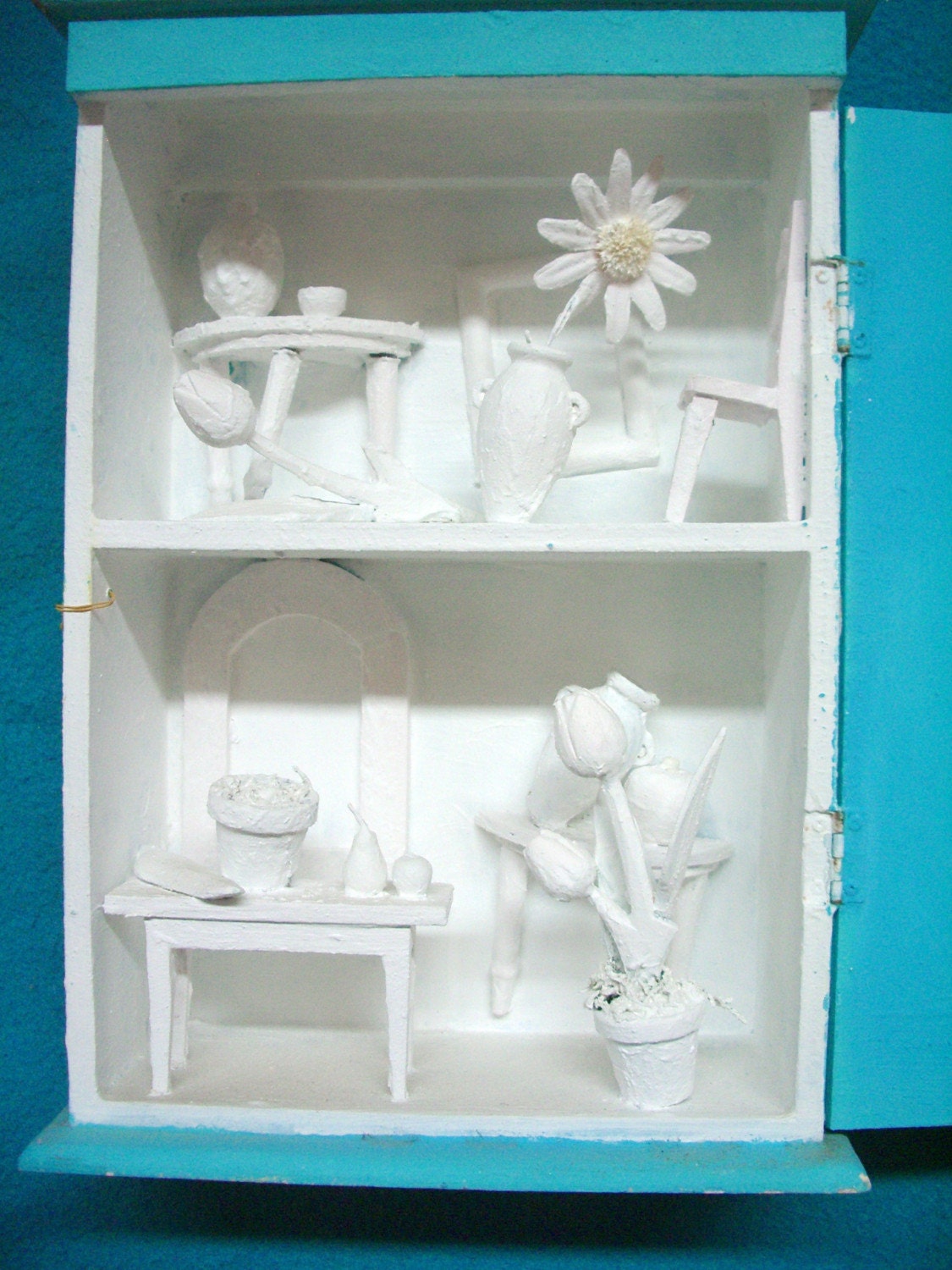 Sculpture. Faded Mattisse. Found Object Sculpture in a Box.
