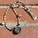 Beaded Pomegranate Faerie Necklace -- Handmade Fantasy Jewelry