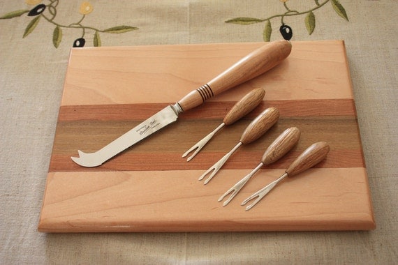 by and knife StyrenDesigns Board wooden Mini cheese Fork Set Wooden Knife Cheese by and knife StyrenDesigns Board wooden Mini cheese Fork Set Wooden Knife Cheese