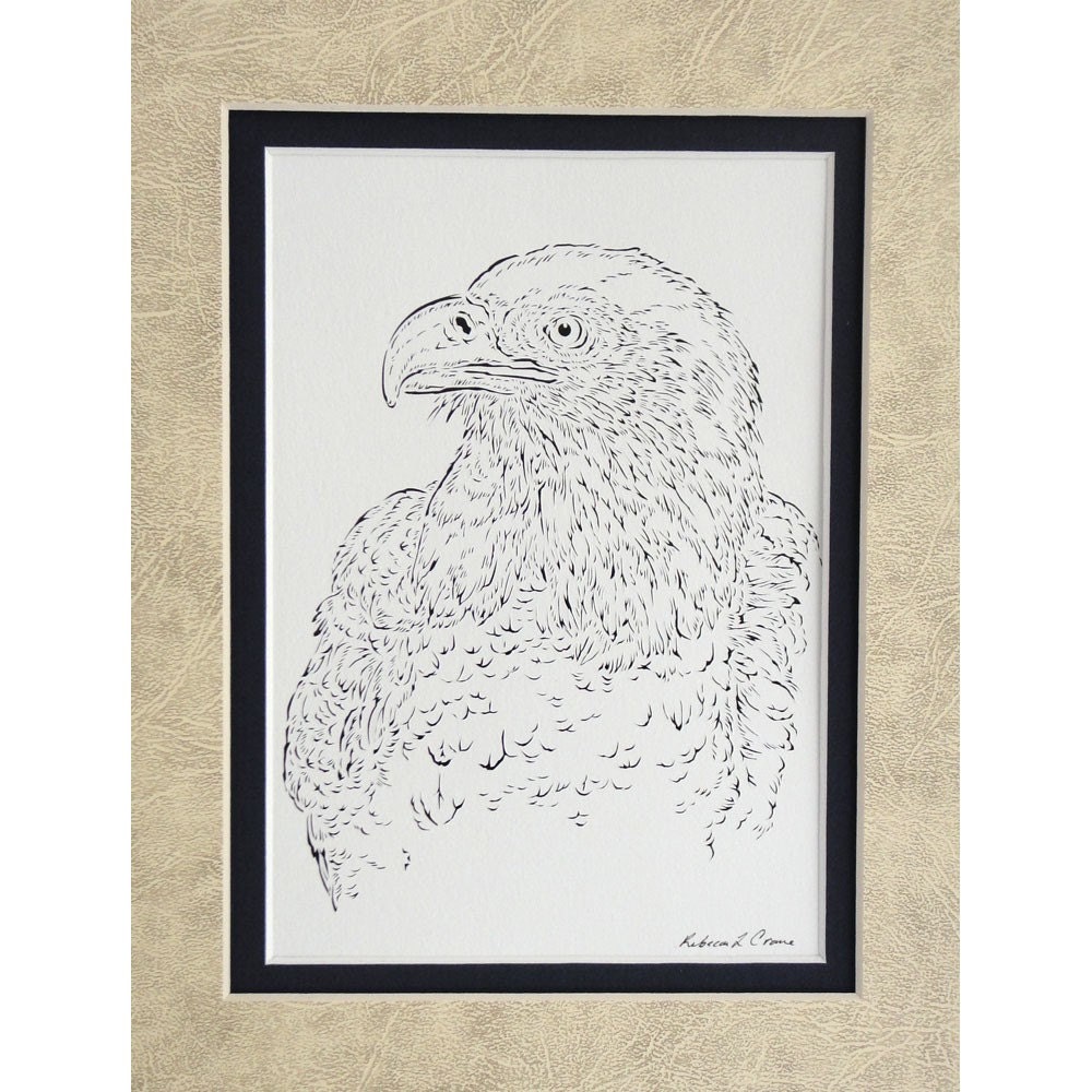 Handcut original papercutting- Bald Eagle