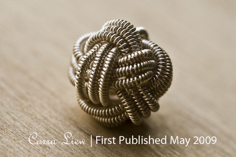 DIY Jewelry Pattern - Secret Treasury Pendant, Wired Chinese Knot Jewelry Tutorial, DCH011, The Love Knot