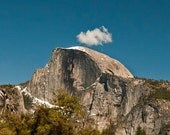 Half Dome  Yosemite National Park 5x7 print metallic photograph