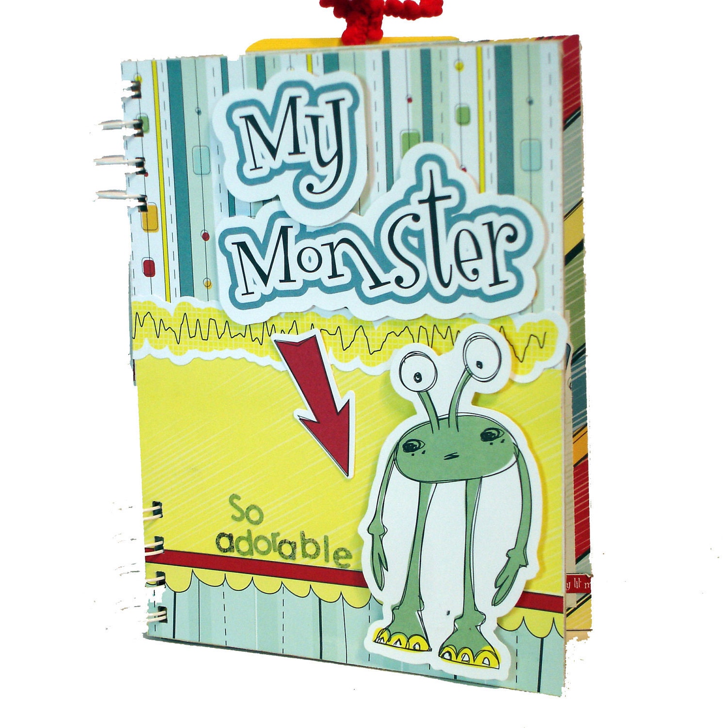 My Monster Mini Chipboard Scrapbook