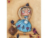 Alice - Ace of Diamonds - 5x7 print - Alice in Wonderland series