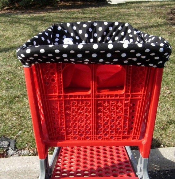 Shopping cart cover Minnie Mouse inspired for germ by KraftKorner