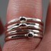 Orb Stacker Set - Five Sterling Silver Rings