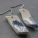 Sterling Silver Broken Plate Earrings- Willa