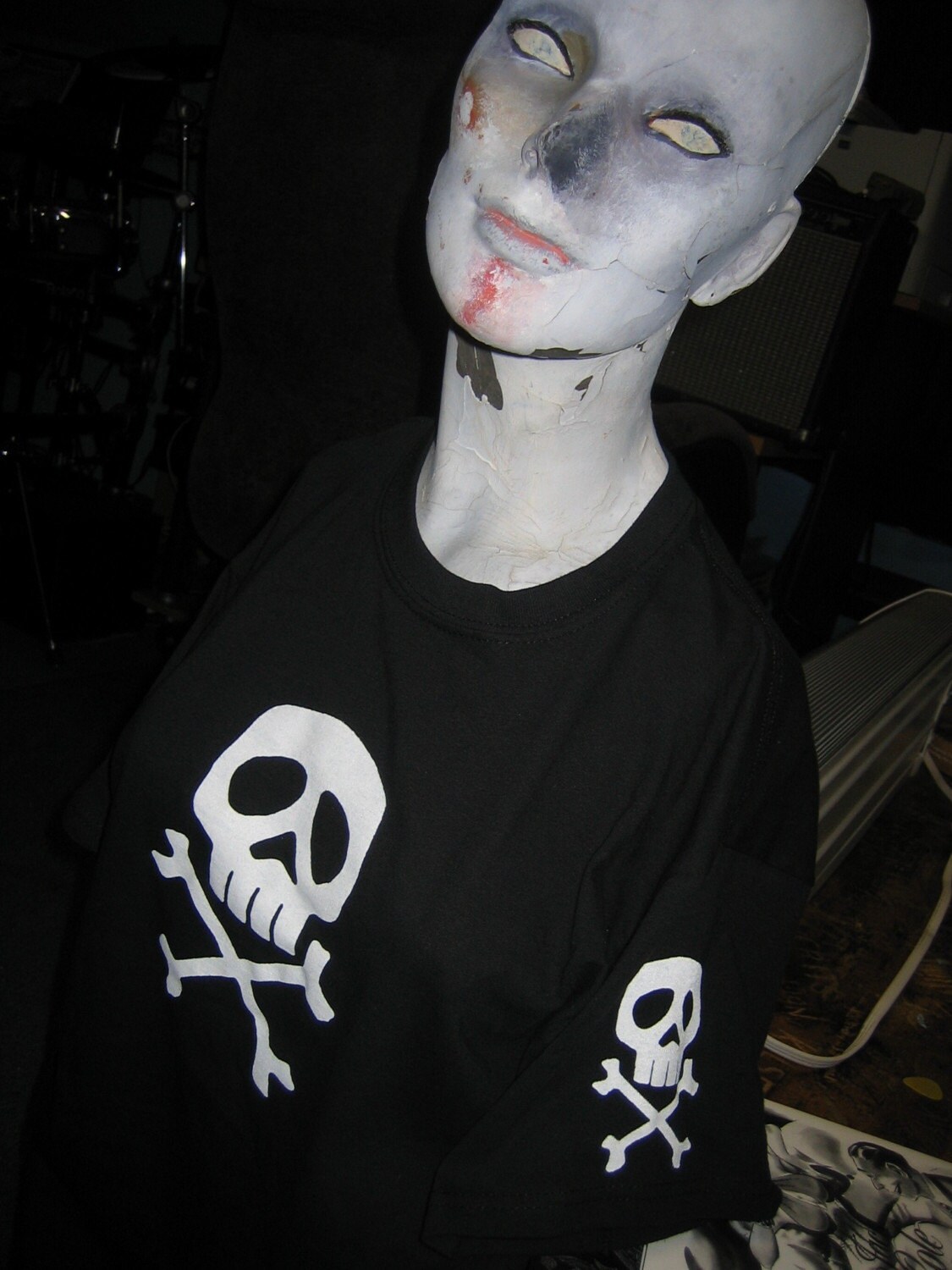 captain harlock skull shirt