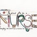 proud nurse health care provider RN LPN NP 11 x8.5 Print