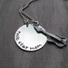 Hand Stamped Jewelry Rock Star Mom Necklace