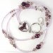 Beaded Lanyard LOYAL HEART Glass Beaded Lanyard ID Badge Holder