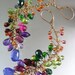 Haute Couture...Tantalizing Gemstone Laden Gold Filled Signature Original Tassel Earrings with Tanzanite