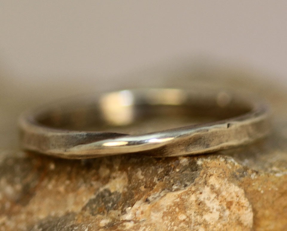 The Original Silver Endless Ribbon Mobius "Skinny" Ring, Custom Made to Order