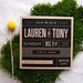 Modern Vintage Playbill Save the Date