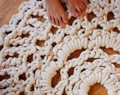 4ft Handmade Mega Doily Rug