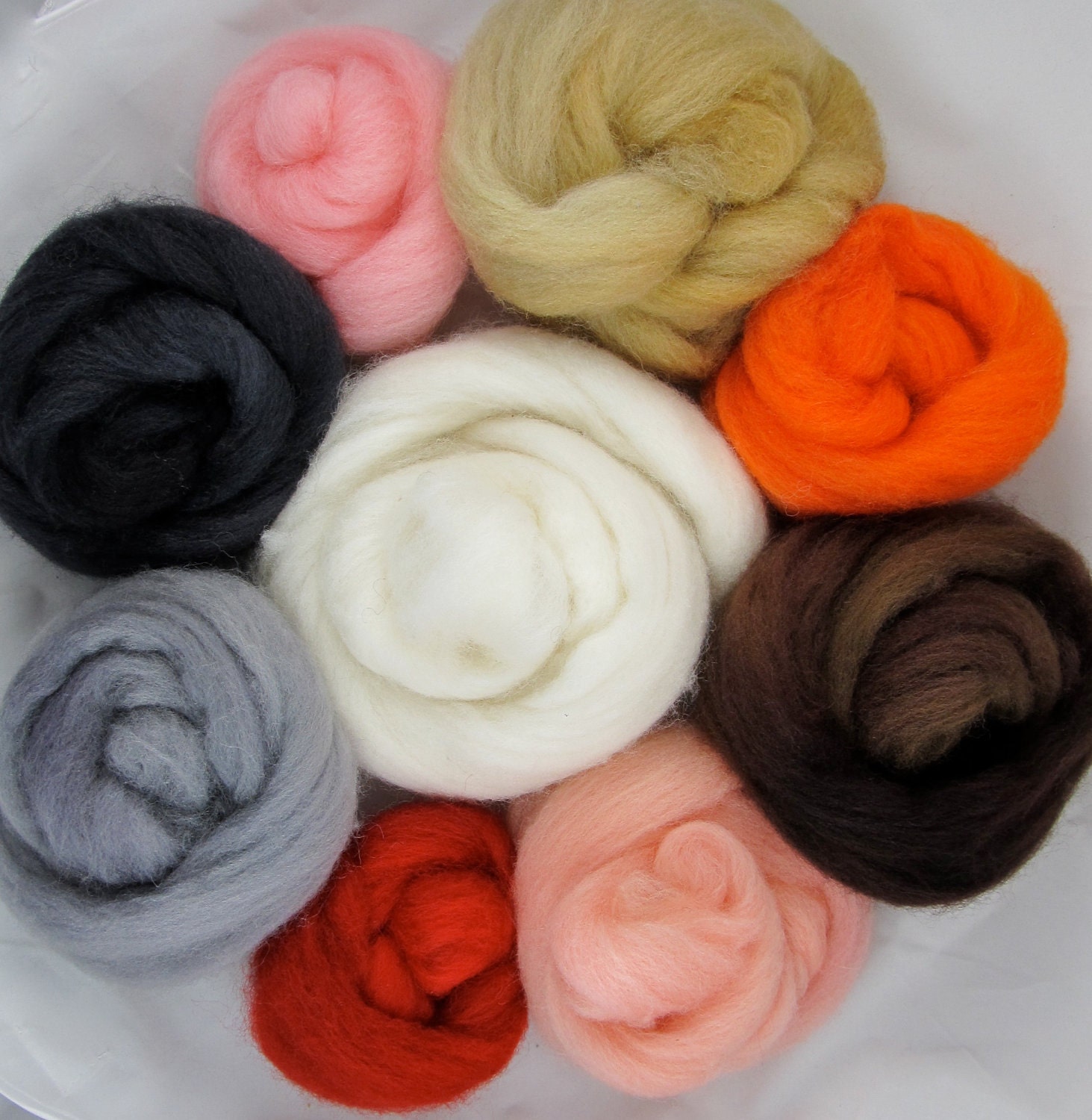 Needle Felting Wool Pack-Woodland Colors