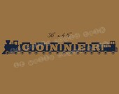 Choo Choo Train Name - vinyl wall art, decal