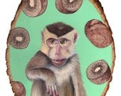 Monkey Trouble print 8x10