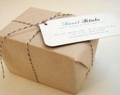 slightly unsightly soap bars all wrapped up in a pretty little package