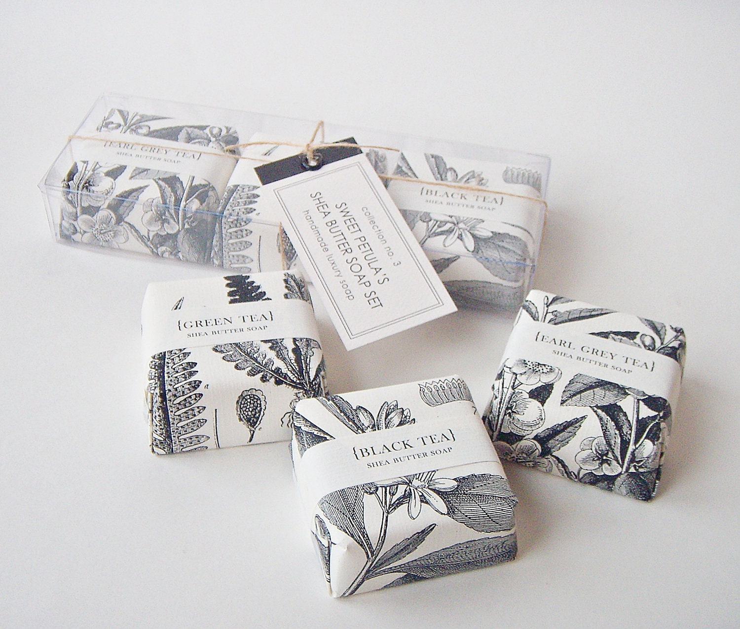 Tea Time - Shea Butter Soap Set - Gift Boxed by
sweetpetula