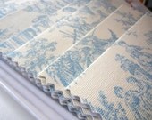 Note Cards Stationery Blue Toile Fabric Blank Stationery Set Country Cottage