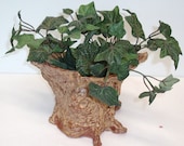 Tree Stump Planter Vase