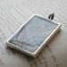 Map Pendant, College Of  Your Choice,Custom Order Option-Rectangle in Silver Pewter