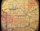 hello memphis custom candy heart map art 5x5 ttv photo print - free shipping