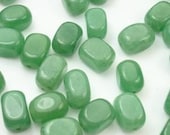 15 Inch Strand Green Aventurine Nugget  Style Beads