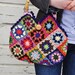 crochet 'granny square' bag