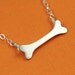 Bones Bones Bones Necklace in Silver
