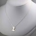 1950's Pin-Up Girl Silhouette Necklace in Silver