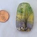 Fireballbeeds - A Spring Morning(tree bead) - Artisan Lampwork Bead (1 bead)