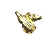 Crocodilian Love Ring in Gold