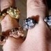 Golden Double Panther Ring