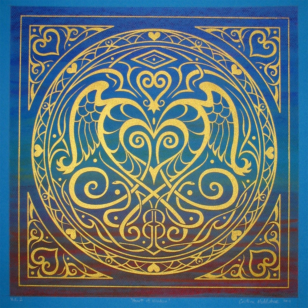 "The heart is a symbol of love, of emotion, the center of our Selves. Wings represent freedom, divinity, and transcendence..."