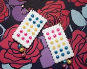 candy button earrings
