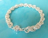 Double Spiral Bracelet SS