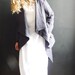 Long Dark Gray Linen Jacket