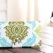 BiFold Wallet Clutch - Damask Handmade Wallet - Vegan Wallet / Urban Damask in Fresh Grass -- PREORDER